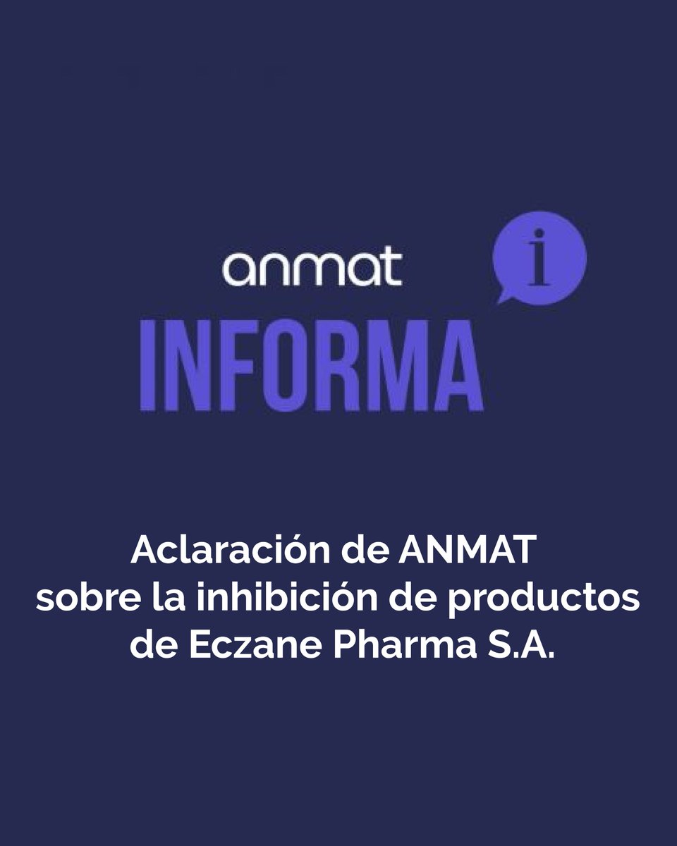 👉 Los productos alcanzados por la medida son los liberados por el Director Técnico y/o entregados a los laboratorios para los que elaboraron productos como terceristas. Accedé aquí a la lista.
bit.ly/4dTNFbp