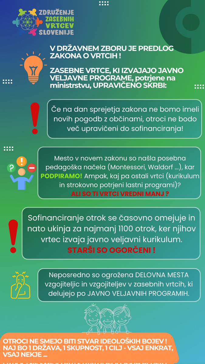 Odgovor na objavo/izjavo <a href="/MVI_RS/">Ministrstvo za vzgojo in izobraževanje</a> glede nove zakonodaje! ⬇️⬇️⬇️