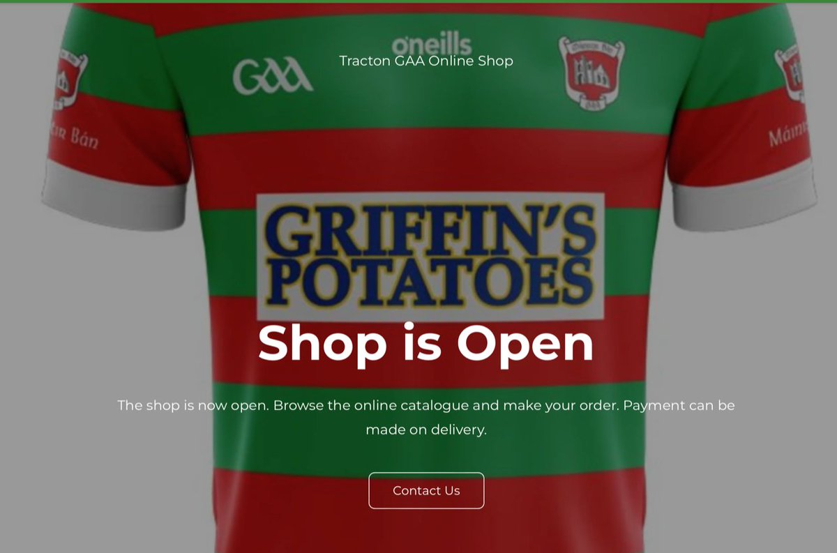 Club shop open for orders open until June 15th - tractongaashop.company.site
Get all the latest news on the Tracton GAA app member.clubspot.app/club/tracton-g…