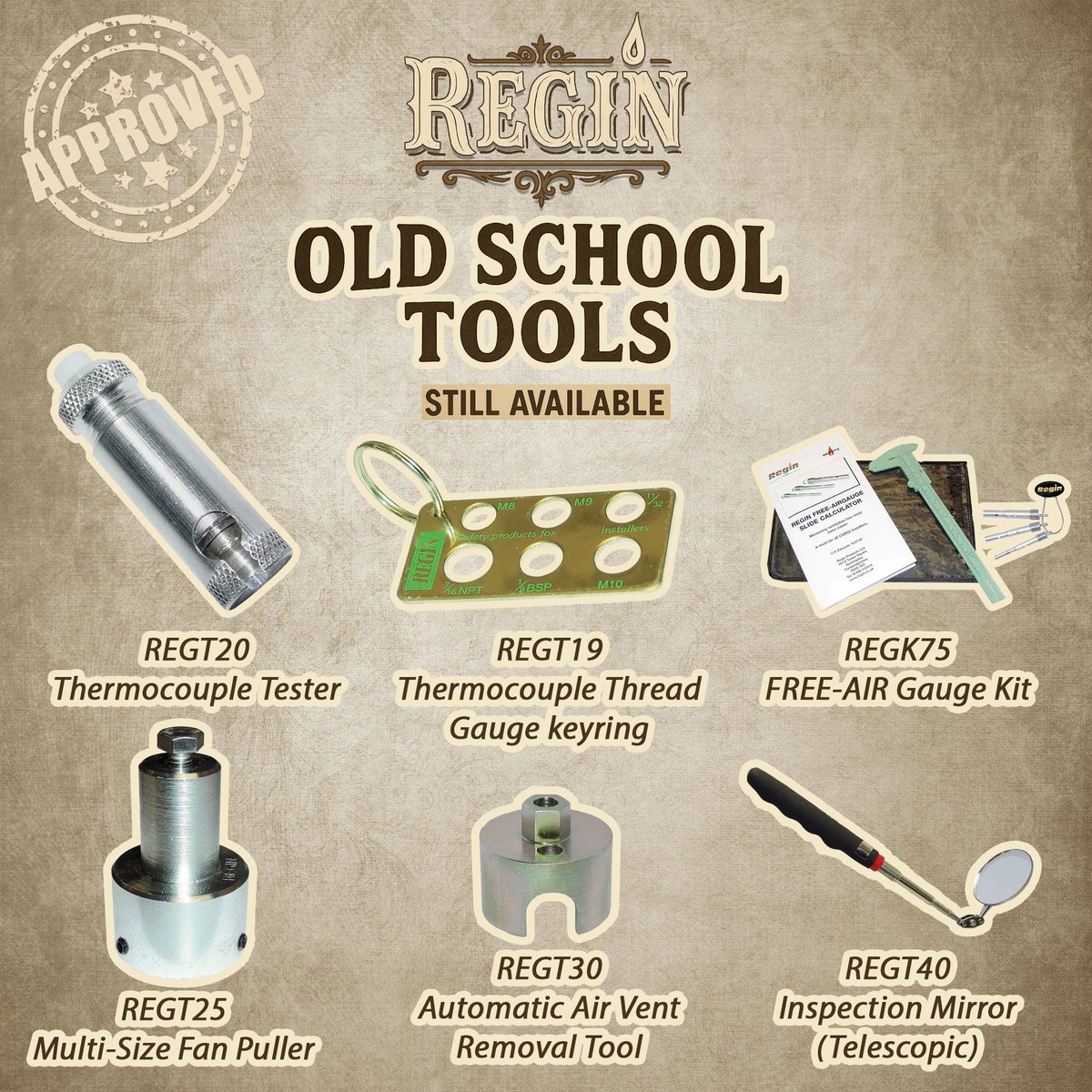 Some old-school tools are still going strong! 💪 We've been using these for YEARS — and yes, they're still available!

#oldschooltools #toolsofthetrade #reginproducts #tools #aavremoval #inspectionmirror #thermocouple