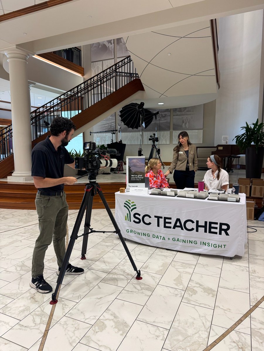ZeroGravitySC's tweet image. We're shooting this week with the SC TEACHER Education Research Consortium. This event brings together education leaders from across the state to compare and share data and metrics that will positively impact education policy in our state. @SC_TEACHER #zerogravityvideo