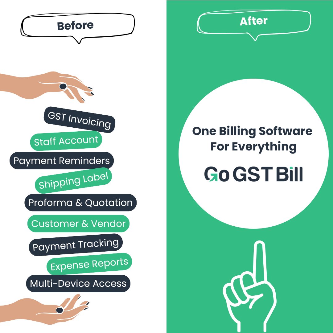 gogstbill's tweet photo. Running a business shouldn’t feel like managing 5 different apps.
🧾 Billing, 📦 stock, 📊 reports — all in one place.

Switch to Go GST Bill : https://t.co/3IapSKCnmw
#GoGSTBill #SmartBilling #GSTSoftware #BusinessSimplified #OneSoftwareAllSolutions #DigitalBilling https://t.co/HBPAjzOlDU
