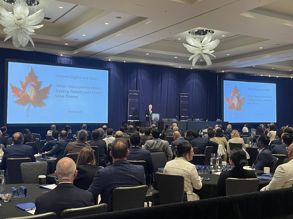 MichaelMwachu's tweet image. And we’re off to an incredible start of the #TironeDavid symposium on operative techniques! Packed room. Testament to the monumental impact of #DrDavid. Congrats @OuzounianMD on organizing such an incredible meeting!