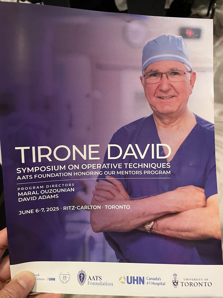 MichaelMwachu's tweet image. And we’re off to an incredible start of the #TironeDavid symposium on operative techniques! Packed room. Testament to the monumental impact of #DrDavid. Congrats @OuzounianMD on organizing such an incredible meeting!