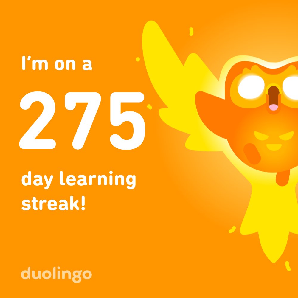 mobyah's tweet photo. Learn a language with me for free! Duolingo is fun, and proven to work. Here’s my invite link: https://t.co/wNU15n2AvF https://t.co/FMdRc5jJvT