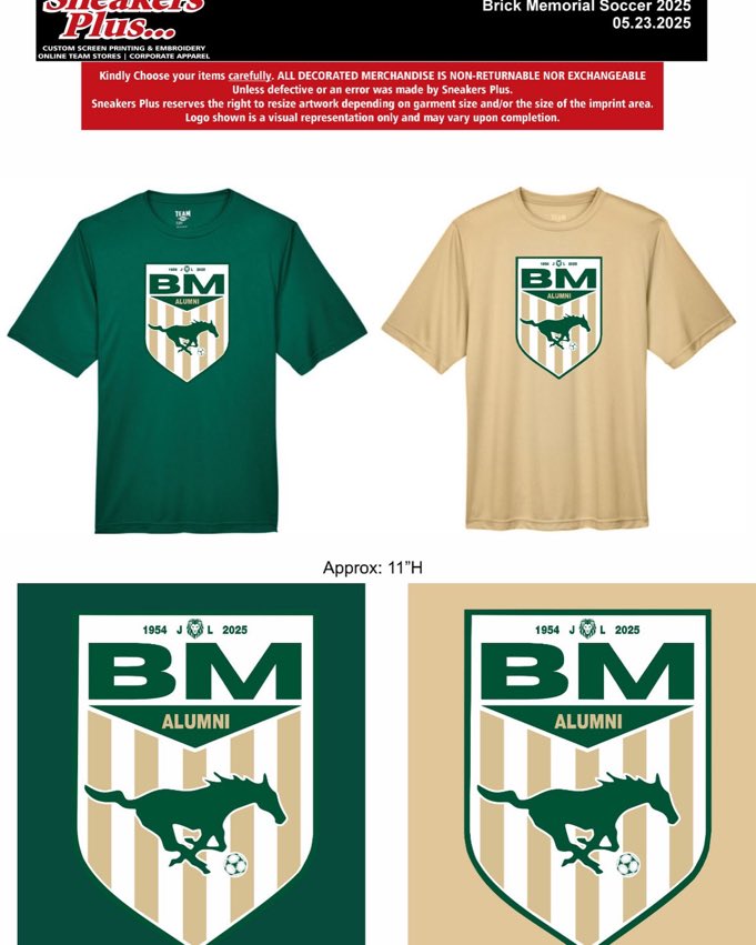 Brick Memorial Boys Soccer (@bmboyssoccer) on Twitter photo ALUMNI GAME is set! Saturday, July 26! Girls at 10:00am & boys at noon at BMHS.  $20 per player.  We hope to see you all there.  
<a href="/BMGirlsSoccer/">BMGirlsSoccer</a> <a href="/BMSTANGSports/">BMSports</a> ALUMNI GAME is set! Saturday, July 26! Girls at 10:00am & boys at noon at BMHS.  $20 per player.  We hope to see you all there.  
<a href="/BMGirlsSoccer/">BMGirlsSoccer</a> <a href="/BMSTANGSports/">BMSports</a>