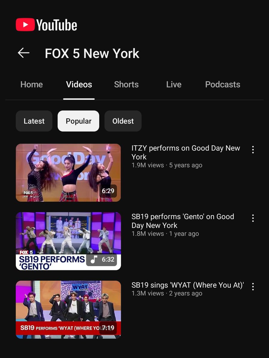 ΡΞΉΠΌΟ
βΞ± π ΟΞ±ΠΊΞ±Ρ (@rrobotot) on Twitter photo malapit na pala maging most viewed performance si gento sa good day new york π€ third naman si wyat
GENTO: youtu.be/Pg8fxnj1Mj0
WYAT: youtu.be/OZUubQcmp74
<a href="/SB19Official/">SB19 Official</a> #SB19 malapit na pala maging most viewed performance si gento sa good day new york π€ third naman si wyat
GENTO: youtu.be/Pg8fxnj1Mj0
WYAT: youtu.be/OZUubQcmp74
<a href="/SB19Official/">SB19 Official</a> #SB19