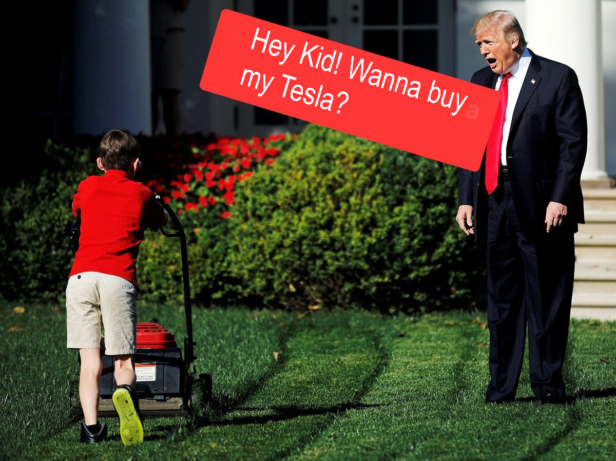 I hear the used Tesla market is terrible right now.