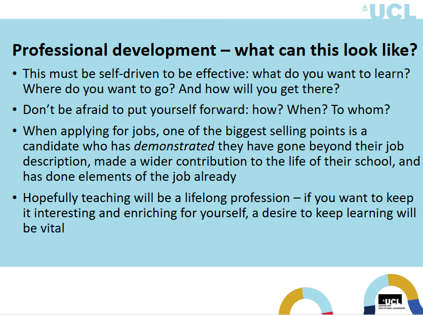 ChloeBatemanH's tweet photo. Our final in-person training session for our YR1 ECTs from @MaidenErleghTru @MaidenErleghSch @MEChilternEdge @MESReading @ThealeGreen @OakBankSchool focussed on owning your professional development and driving your career. As usual, so many thoughtful and reflective discussions https://t.co/qkHNrTo74k