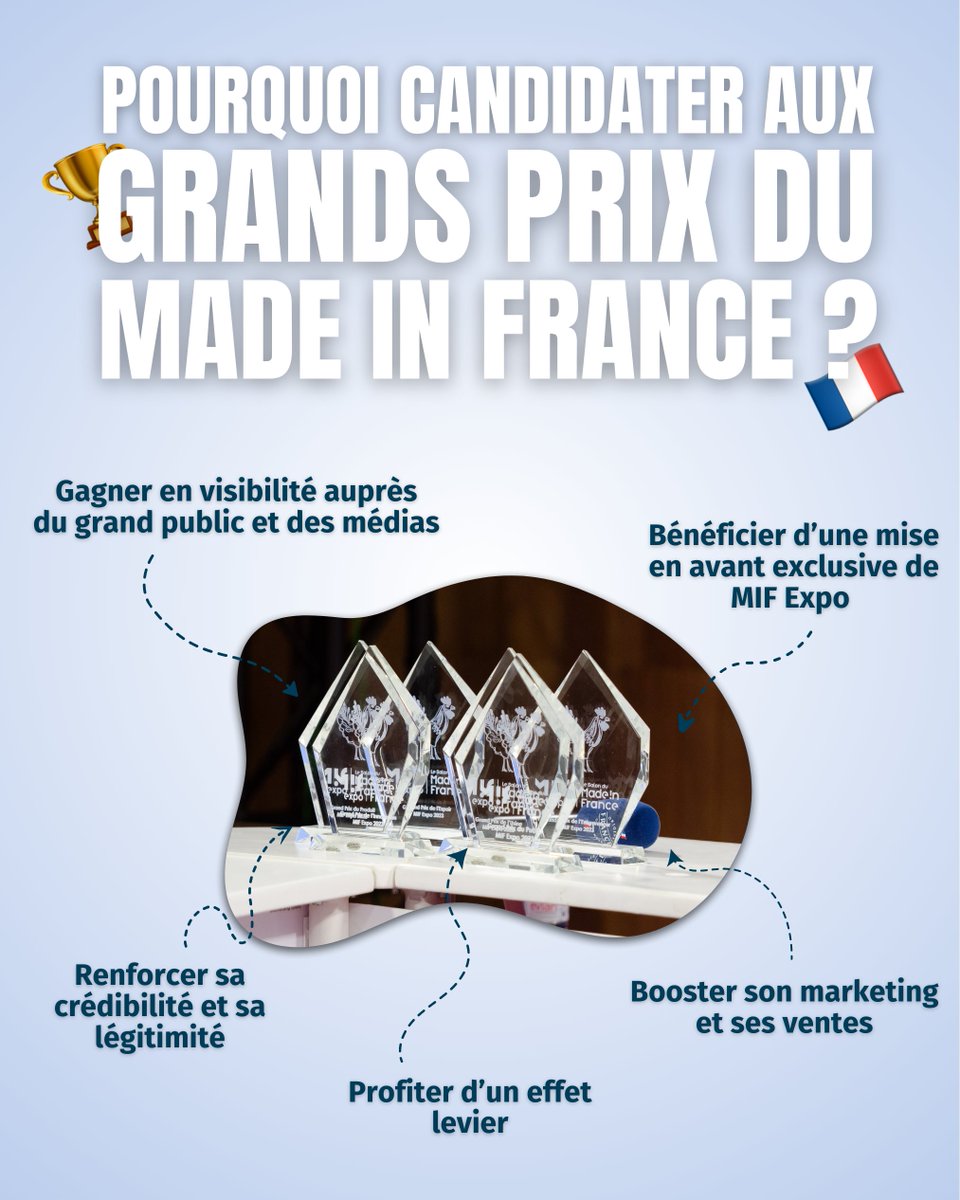 CMA Auvergne-Rhône-Alpes (@cmaaura) on Twitter photo 🎉Le Village de l’Artisanat revient au <a href="/MIF_Expo/">MIF Expo - Le Salon du Made in France</a> 2025, avec l’Auvergne-Rhône-Alpes à l’honneur : +200 artisans, +60 métiers à découvrir du 6 au 9/11 !
Et tentez les Grands Prix du Made in France (produit, espoir, innovation)👉Candidatures avant le 4/07 : swll.to/WHLSMBK 🎉Le Village de l’Artisanat revient au <a href="/MIF_Expo/">MIF Expo - Le Salon du Made in France</a> 2025, avec l’Auvergne-Rhône-Alpes à l’honneur : +200 artisans, +60 métiers à découvrir du 6 au 9/11 !
Et tentez les Grands Prix du Made in France (produit, espoir, innovation)👉Candidatures avant le 4/07 : swll.to/WHLSMBK