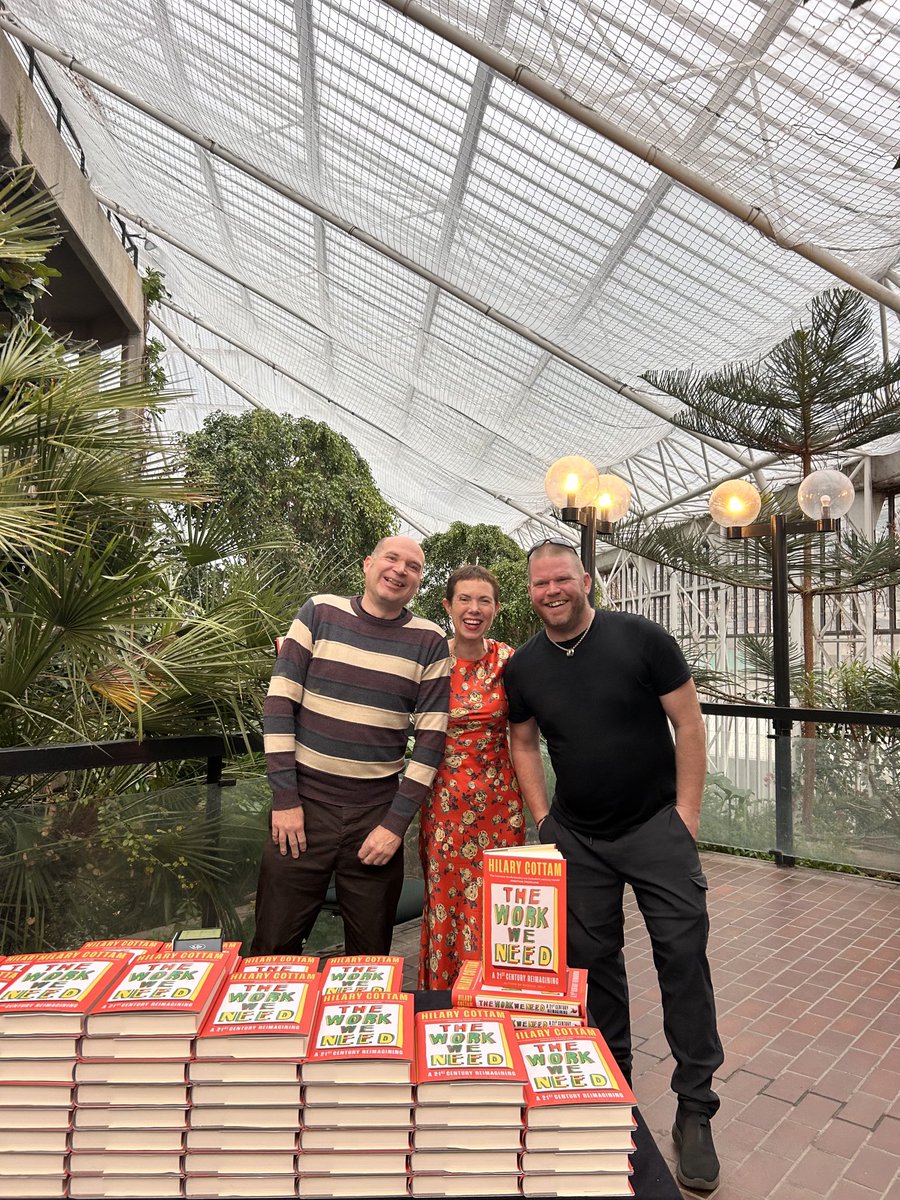 Hilary Cottam (@hilarycottam) on Twitter photo #TheWorkWeNeed officially launched last night <a href="/BarbicanCentre/">Barbican Centre</a> Huge thanks to <a href="/UCLPolicyLab/">UCL Policy Lab</a> <a href="/mds49/">Marc Stears</a> for generous hosting, to <a href="/Freedland/">Jonathan Freedland</a> for interviewing to my publisher <a href="/ViragoBooks/">Virago Press</a> <a href="/Waterstones/">Waterstones</a> and most importantly of all to all who came! #TheWorkWeNeed officially launched last night <a href="/BarbicanCentre/">Barbican Centre</a> Huge thanks to <a href="/UCLPolicyLab/">UCL Policy Lab</a> <a href="/mds49/">Marc Stears</a> for generous hosting, to <a href="/Freedland/">Jonathan Freedland</a> for interviewing to my publisher <a href="/ViragoBooks/">Virago Press</a> <a href="/Waterstones/">Waterstones</a> and most importantly of all to all who came!