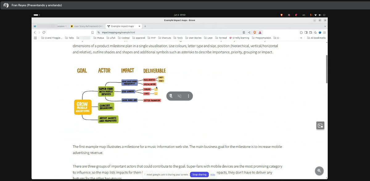 Empezando una sesión de impact mapping para un cliente!

Suscríbete a nuestro newsletter: codesai.com/newsletter/