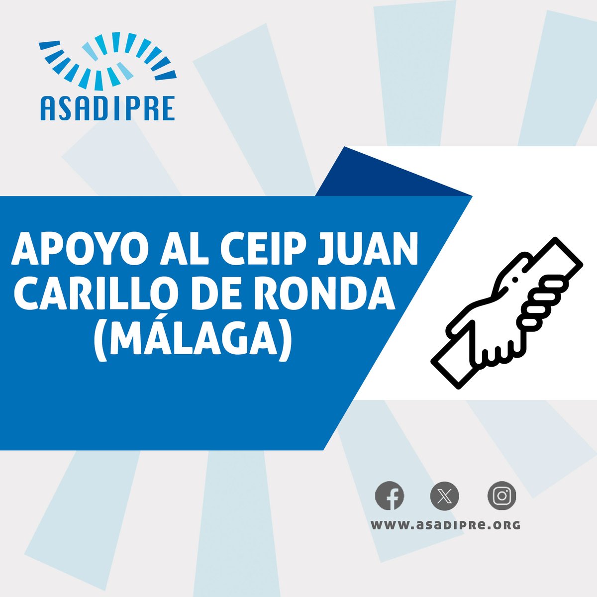 🔴 ASADIPRE condena firmemente los hechos ocurridos en el CEIP Juan Carrillo (Ronda, Málaga)

🚫 La violencia no tiene cabida en nuestras escuelas.

👉 bit.ly/43PWn5J

#Respeto #Educación #ConvivenciaEscolar #ASADIPRE