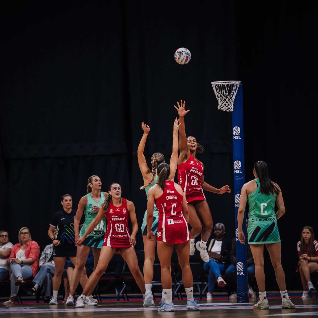 Just two rounds left of the @netballsuperleague 🏐🔥

Who’ll be tuning in to see top scorer Elmere Van Der Berg as Manchester Thunder take on league leaders London Pulse? 👀