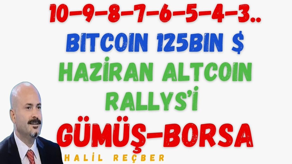 BU MESAJI PAYLAŞABİLİR VE 
BU MESAJI BEĞENEBİLİRSİNİZ.
ŞİMDİ VİEDEO İZLE.....
#BITCOIN 125BIN $.
2 YIL RALLY'Mİ NASIL ?
BORSA RALLY..GÜMÜŞ VE ALTIN... youtu.be/qzviuV4RTUM?si… <a href="/YouTube/">YouTube</a> aracılığıyla