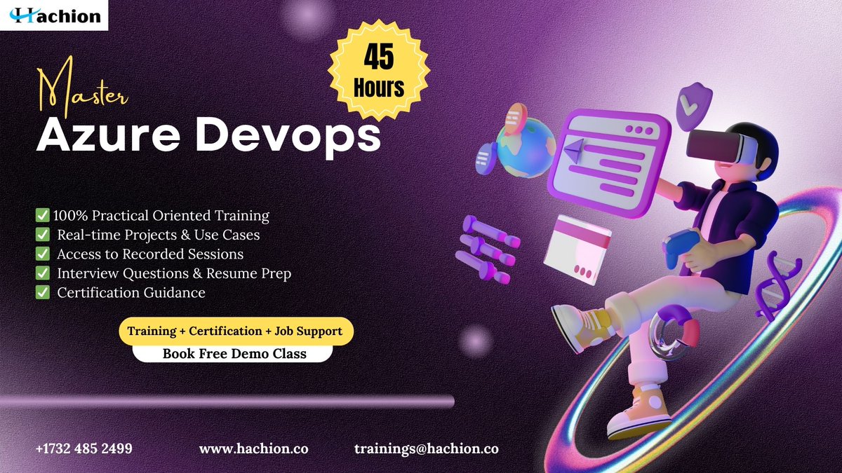 sanna_pra1401's tweet image. 🚀 Master Azure DevOps with Hachion – Boost Your IT Career! 💼
Enroll Now:
forms.gle/WTnHkRqAWJis8Q…
Contact Info:
Call :  +1732-485-2499
Email :  trainings@hachion.co
WhatsApp :  wa.me/17324852499

#AzureDevOps #DevOpsTraining #LearnAzure #CloudComputing #DevOpsTools