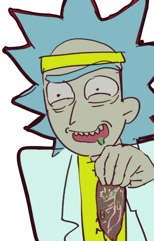 fleshypound's tweet photo. #rickandmorty 

you will eat ze b... 
you will become ze bug and eat ze trash https://t.co/lwpJjjLgcm