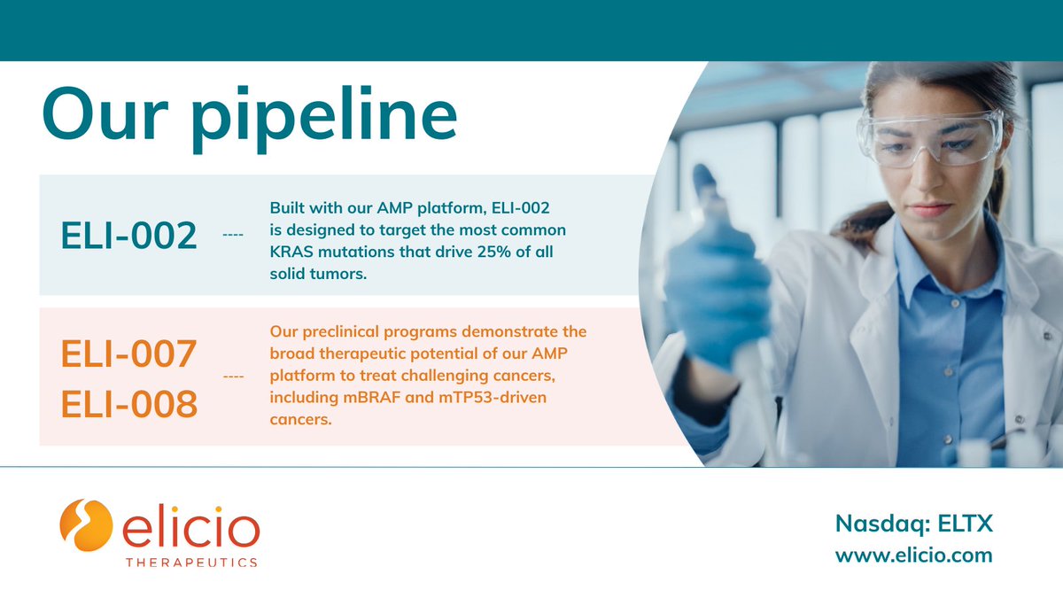 With a focus on pancreatic ductal adenocarcinoma (PDAC), Elicio is advancing immunotherapies built to target the lymphatic system and amplify anti-tumor responses. Learn more about our pipeline: bit.ly/4kldaEC $ELTX