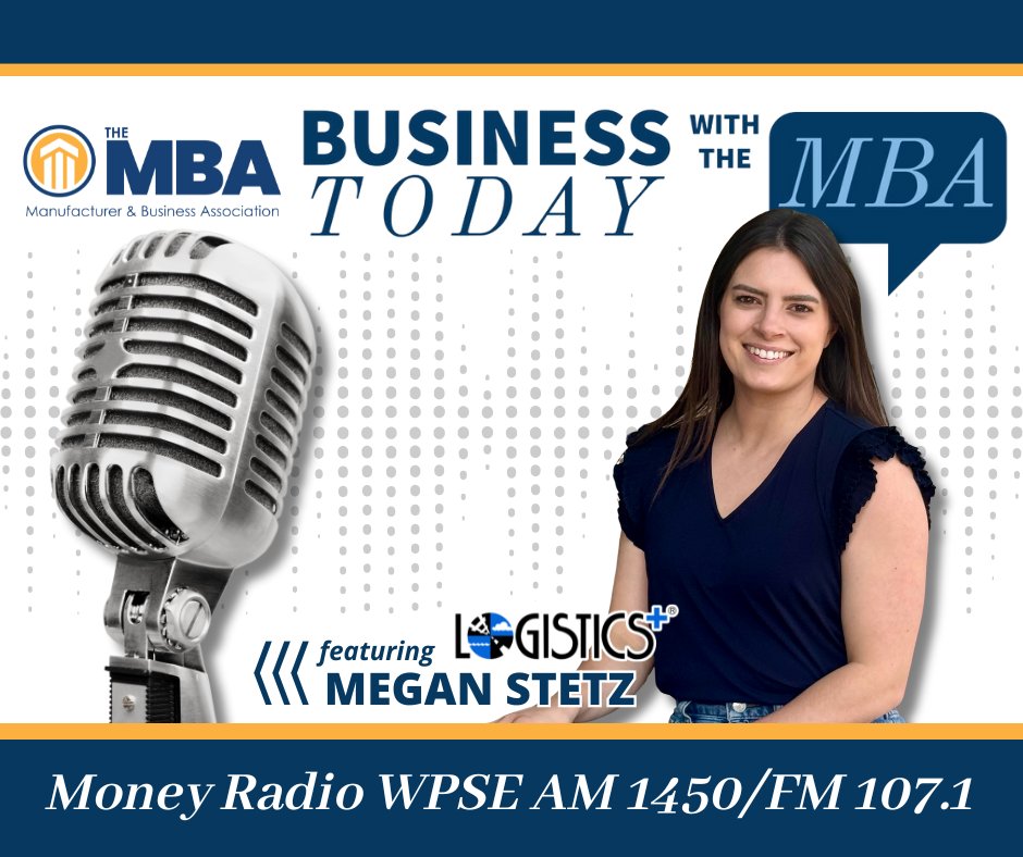 Are you import savvy? If not, no worries! Tune in to Business Today with the MBA today at noon as Megan Stetz shares some key aspects of this important trade topic. Listen live on Money Radio WPSE AM 1450/FM 107.1 or download the episode from mbausa.org/media/podcast/.