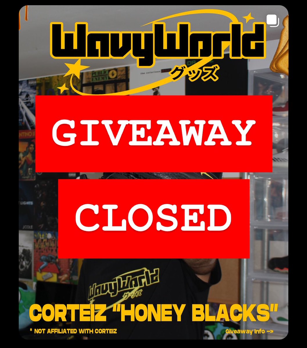 wavyworldent's tweet photo. WavyWorld x Corteiz GIVEAWAY CLOSED

Thank you to everybody who entered

Winner Announced Wednesday 11th June

Follow IG &amp; TT for better updates
#wavyworldent #corteiz #crtzrtw https://t.co/5gcd1W6oI5