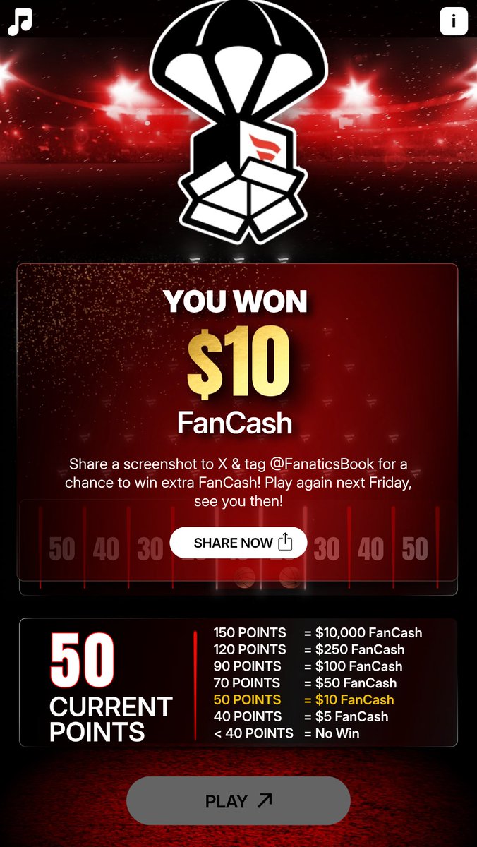 Don't miss out, play the Fanatics #FanCashDrop
fanatics.onelink.me/5kut/p6fykbjo