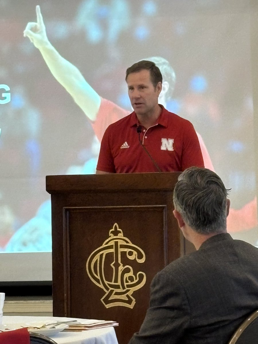 ABLE1Lincoln's tweet photo. We had @HuskerMBB Coach Fred Hoiberg in to talk to our ABLE Group. He talked about his family’s connection to Lincoln and to the Lincoln Country Club from his grandparents. NIL is going through big changes this year &amp; next. He is happy to be in Lincoln &amp; Go Big Red https://t.co/fNnMwBplwN