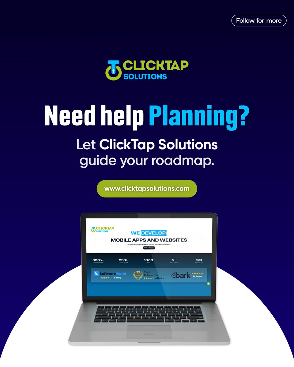 ClickTapS's tweet photo. 🧠 Wondering whether to build your app on Android or iOS first?
Here’s a quick visual breakdown to help you decide smart.
👉 Need expert help? Let ClickTap Solutions shape your roadmap.

#AppDevelopment#StartupTips https://t.co/cl9s2Ubqbp