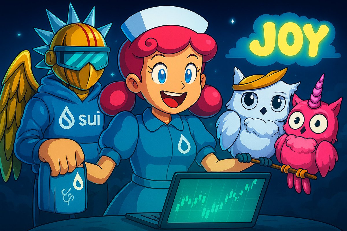 joyonsui's tweet photo. ๐ฉโโ๏ธ๐ From Pokรฉmon Centersโฆ to conquering the crypto world.
Introducing the one and only: Joy
Now on $JOY on Sui
Get ready for the cutest and most explosive meme.
#CryptoMemes #SuiEcosystem #MemecoinSeason #JOYonSUI #SuiNetwork #Moonbags #CryptoArt #MemeCoin #SuiCommunity https://t.co/k7mYuVC7V8