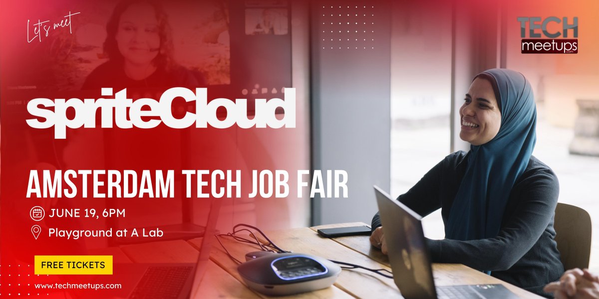 TechStartupJobs (@techstartupjobs) on Twitter photo ๐ Exciting news! <a href="/spriteCloud/">spriteCloud</a> is joining us at the Amsterdam Tech Job Fair on June 19! ๐ณ๐ฑ
๐ FREE TICKETS: buff.ly/l5hbEmh
More about spriteCloud at buff.ly/nGiz0Jb
#AmsterdamJobs #TechCareers #Hiring #TechMeetups #JoinUs #TNWConference #TNW #Amsterdam ๐ Exciting news! <a href="/spriteCloud/">spriteCloud</a> is joining us at the Amsterdam Tech Job Fair on June 19! ๐ณ๐ฑ
๐ FREE TICKETS: buff.ly/l5hbEmh
More about spriteCloud at buff.ly/nGiz0Jb
#AmsterdamJobs #TechCareers #Hiring #TechMeetups #JoinUs #TNWConference #TNW #Amsterdam