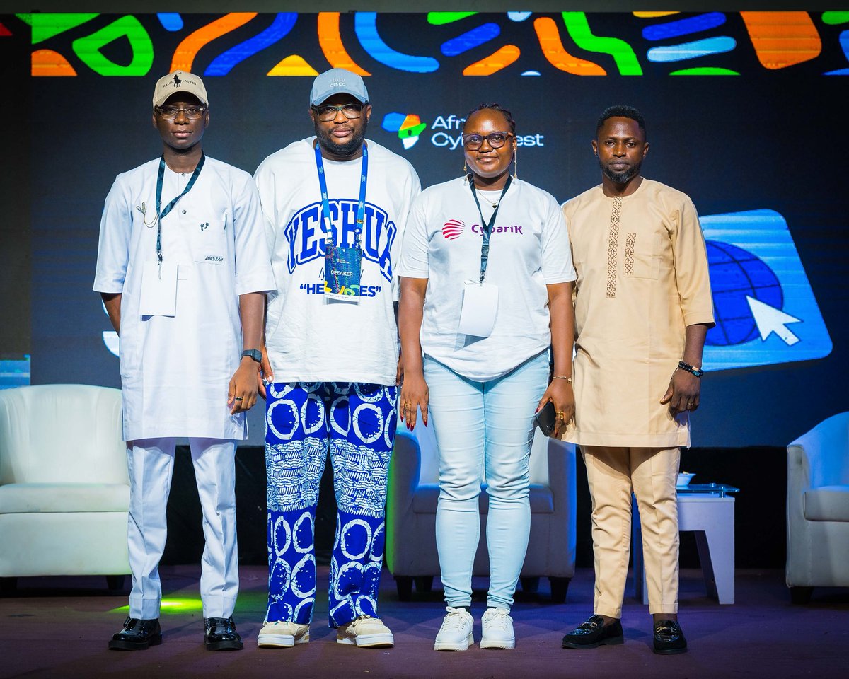 Moderated by the dynamic Francisca Adekanye, this panel brought together <a href="/OnijeC/">Cisco Nerd</a>, Samuel Afolabi, and Samuel Akerele for an honest and insightful discussion on how AI is reshaping business operations and talent demands in cybersecurity. 

From upskilling strategies to staying