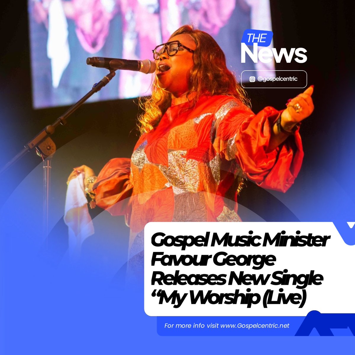 GospelCentric's tweet photo. Gospel music minister Favour George has released her latest single titled “My Worship (Live),” 

My Worship (Live)” is now available on all major streaming platforms worldwide. https://t.co/5RZdDjnhHu