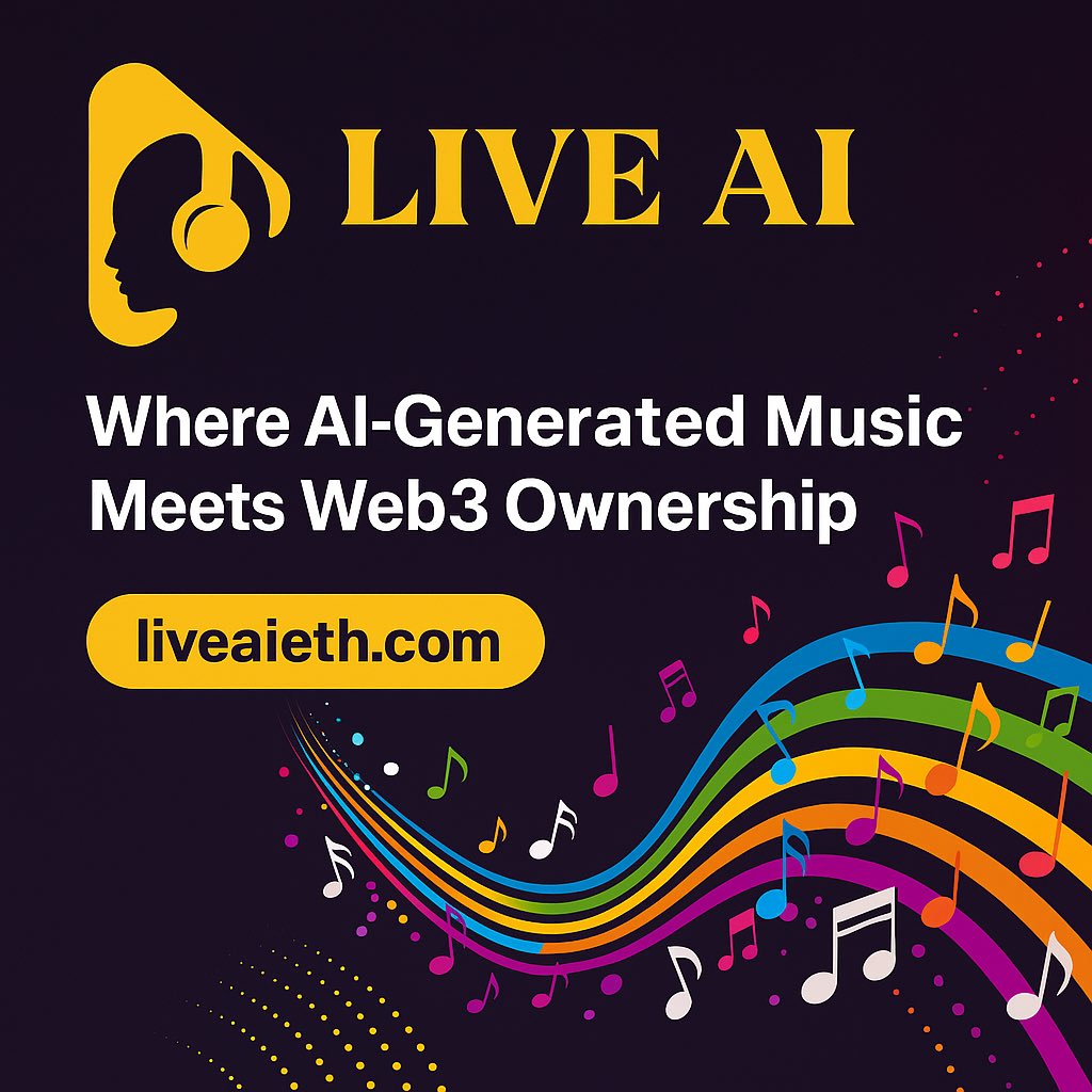 MaxCrypto888's tweet image. $LAI could become what GarageBand was for the App Store —
But fully on-chain and AI-native.
@liveaieth is shaping the sound of Web3.
#AIRevolution #DecentralizedCreativity #CryptoVision
Tagging @farokh @paulbarron