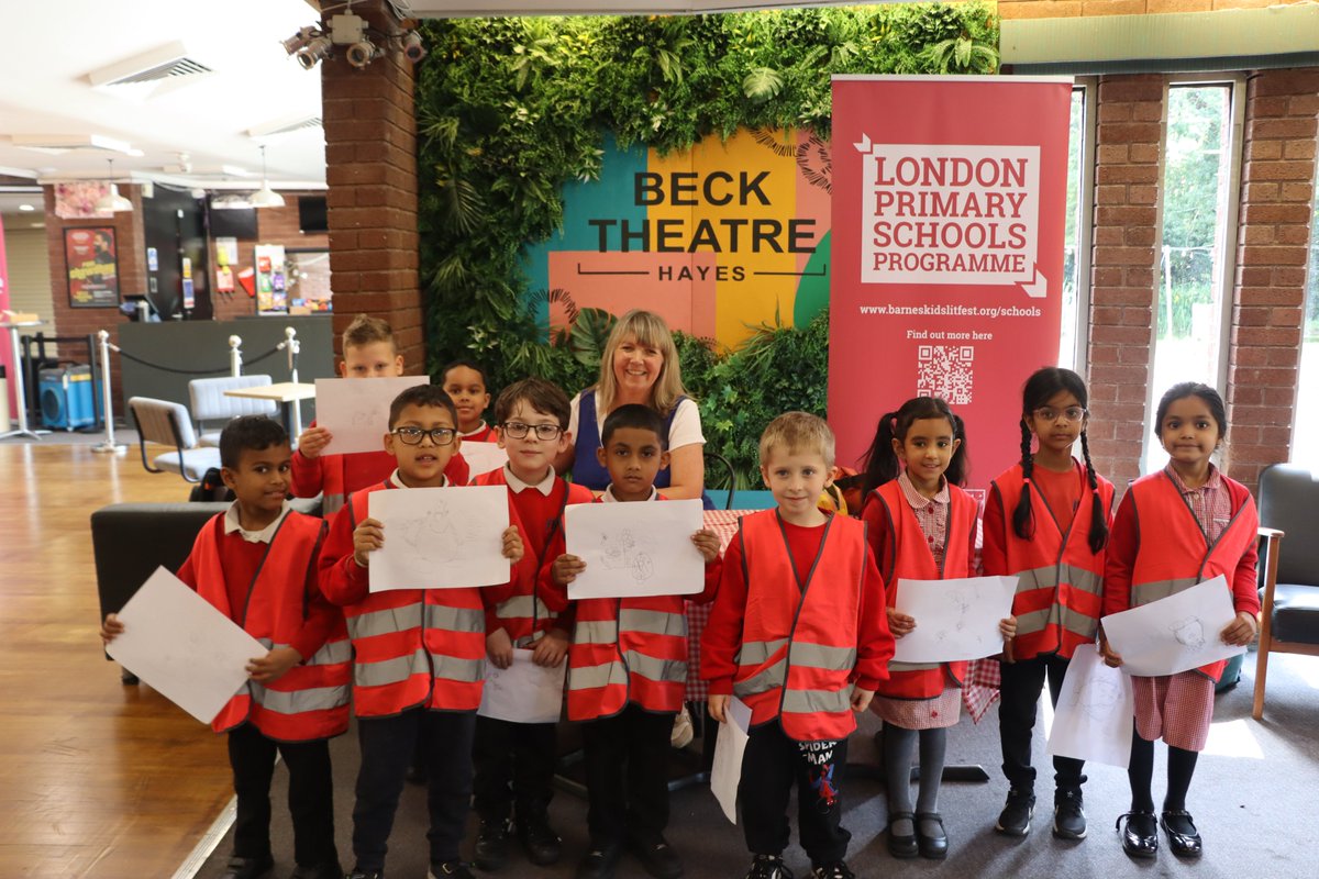 Some of our Year 1 pupils met the author and illustrator Fiona Lumbers at the <a href="/BeckTheatre/">Beck Theatre</a>. We loved listening to the Luna stories!  All part of the joys of
<a href="/kidslitfest/">BarnesKidsLitFest</a> wonderful Primary Schools Programme.
<a href="/fionalumbers/">Fiona Lumbers</a>
<a href="/AndersenPress/">Andersen Press</a>
<a href="/Hillingdon/">Hillingdon Council</a>
#ReadingForPleasueIt