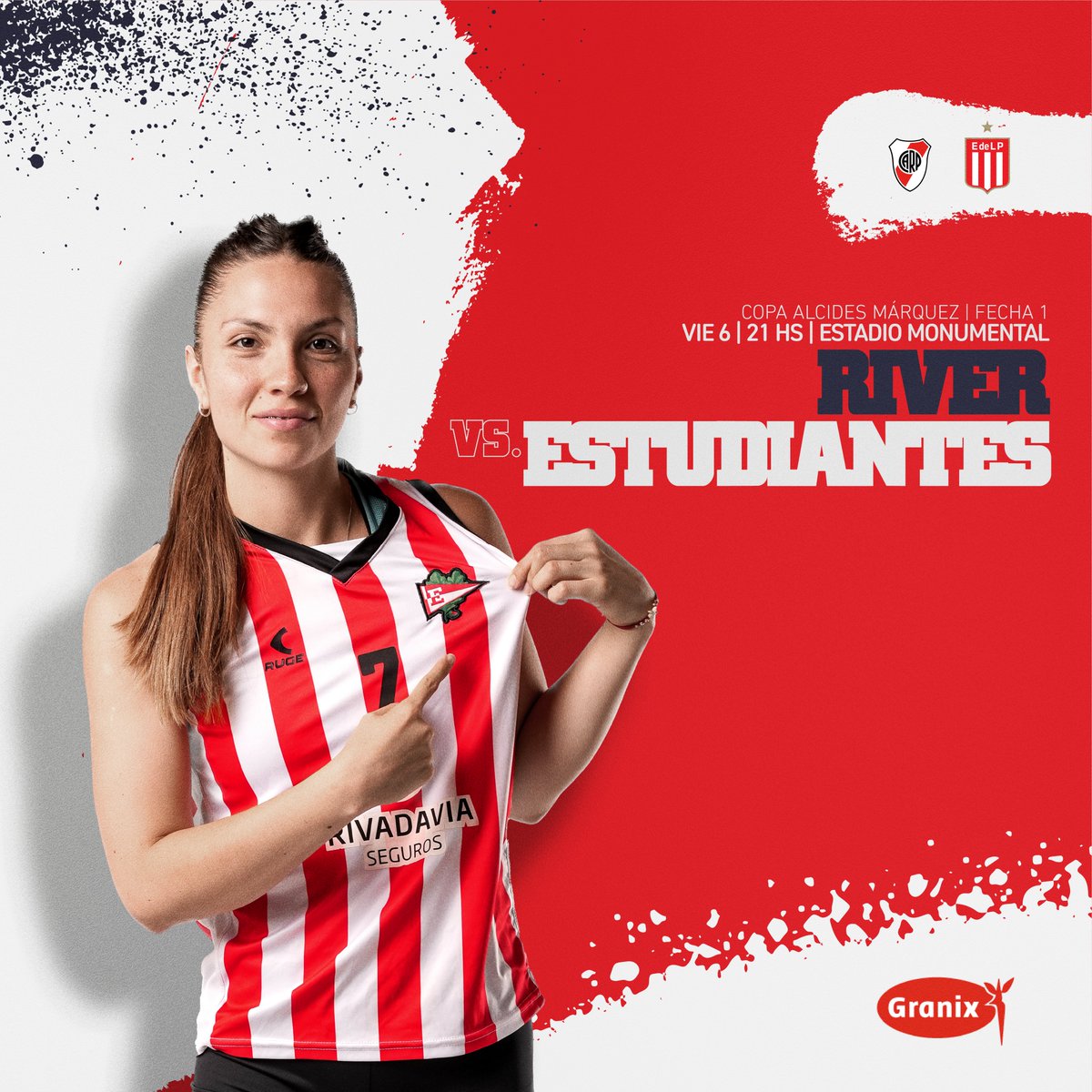 🇦🇹 ¡Comienza el año metropolitano para las chicas con la Copa Alcides Márquez!

🏆 Torneo FMV - Fecha 1

🏐 River vs Estudiantes 
🕒 Viernes 6 - 21.00
🏟️ River Plate

#VamosPincha #EDLP #EDELP