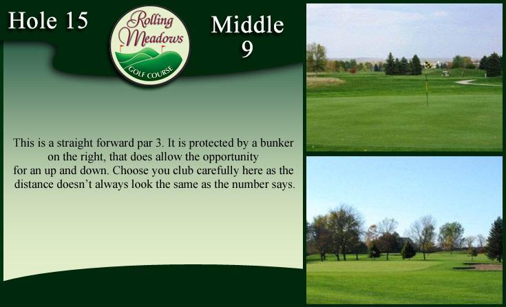 Today on Fairway Friday's we feature Hole #15 (Middle 9), Par 3.

What's your best score on this hole? Tell us in the comments. 

⛳ #FairwayFriday🏌️ #RollingMeadowsGolf 🌱 #PureFairways 🏆 #BestRoundEver
📍 #FondDuLacGolf 🔥 #TeeItUp 💬 #ShareYourScore 🎯 #OnTheGreen🏌️#GolfLife