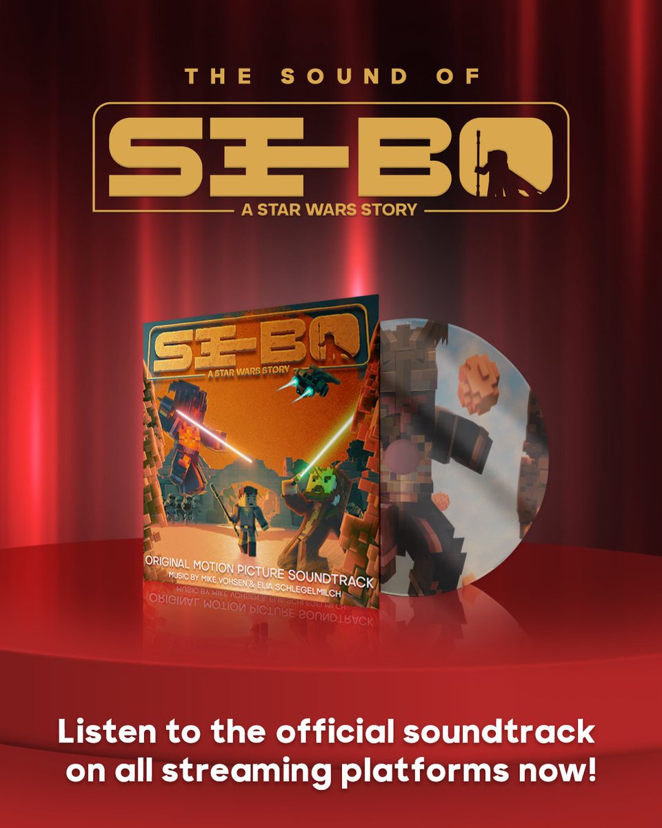 💥 THE SOUND OF SI-BO!

Der Soundtrack zu unserem Star Wars Fanfilm ist jetzt auf allen digitalen Plattformen verfügbar: ffm.to/si-bo-soundtra…

#SIBO #OutNow #StarWars #Soundtrack