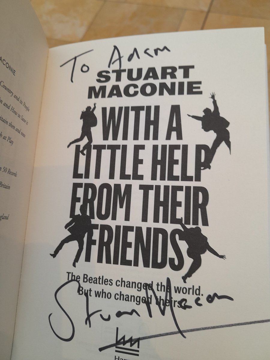 This promises to rank as an essential Beatles book. Great to be meet with the writer last night!