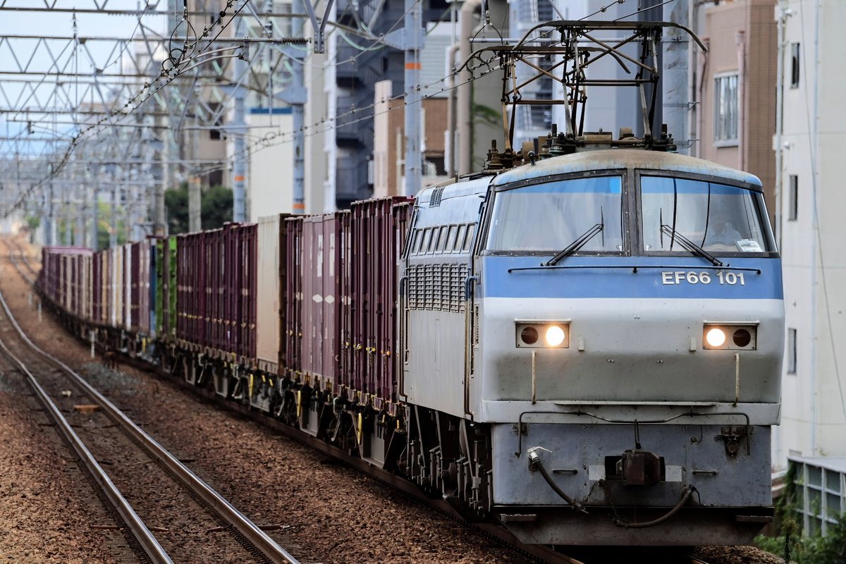 #EF66の日
過去に撮影したEF66です。
あれだけ多くが活躍していた66も、角目のサメが少数残るのみで寂しくなりましたね…