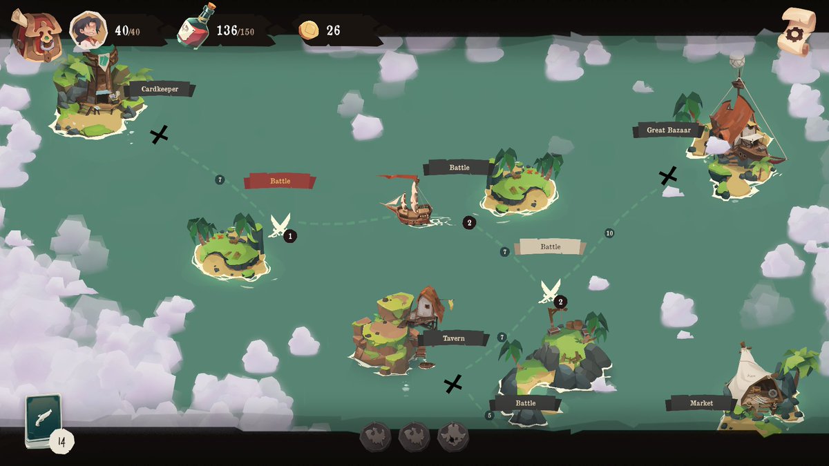 FabledGame's tweet image. Ahoy! ⚔️🏴#PitchYaGame
Pirates Outlaws 2: Heritage – A swashbuckling roguelike deckbuilder:
🔥 Shift hero classes, unlock powers
⚔️ Battle with companions
🌊 Sail free, plunder at will
🎴 Time your combos & outsmart foes
🎨Hand-painted, animated cards
Wishlist now on Steam!