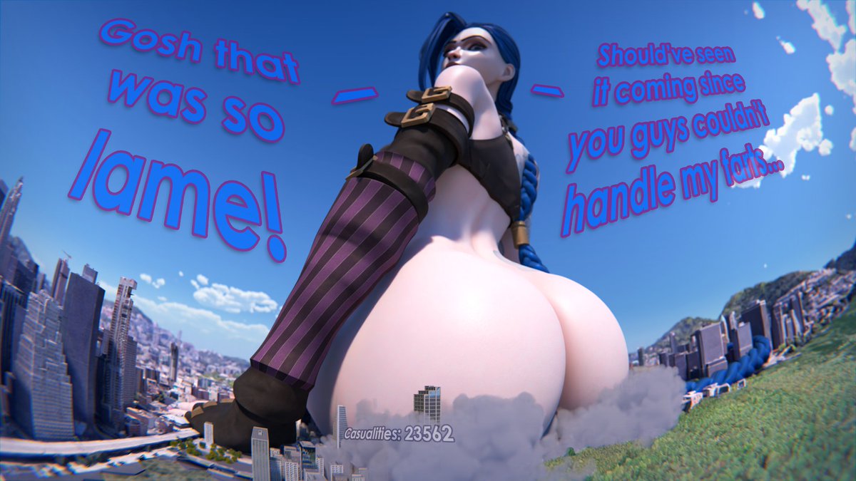 Jinx's seat
#giantess #macrophilia #sizetwitter #macro #gts