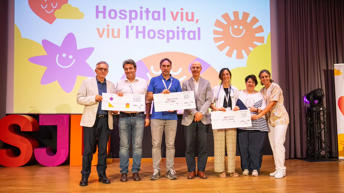 🏆 Ja tenim els projectes guanyadors de la 5a edició de l’#HospitalViu!

👏 Gràcies a tots els equips per fer créixer l’Hospital Sant Joan de Déu amb innovació i compromís!