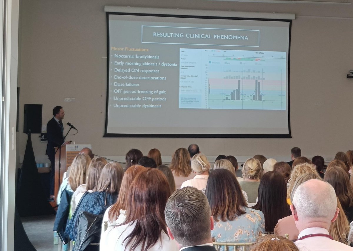 dni_neurology's tweet image. Professor Richard Walsh is kicking off the final session now speaking about some of the Advanced therapeutic options for the management of PD - including continuous infusions of medication, deep brain stimulation and touching on the use of technology in monitoring efficacy! 🧠