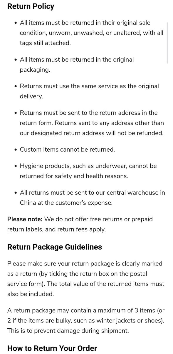 Watch out when shopping online. This site flags up London connections but returns must be sent to China at your own expense!