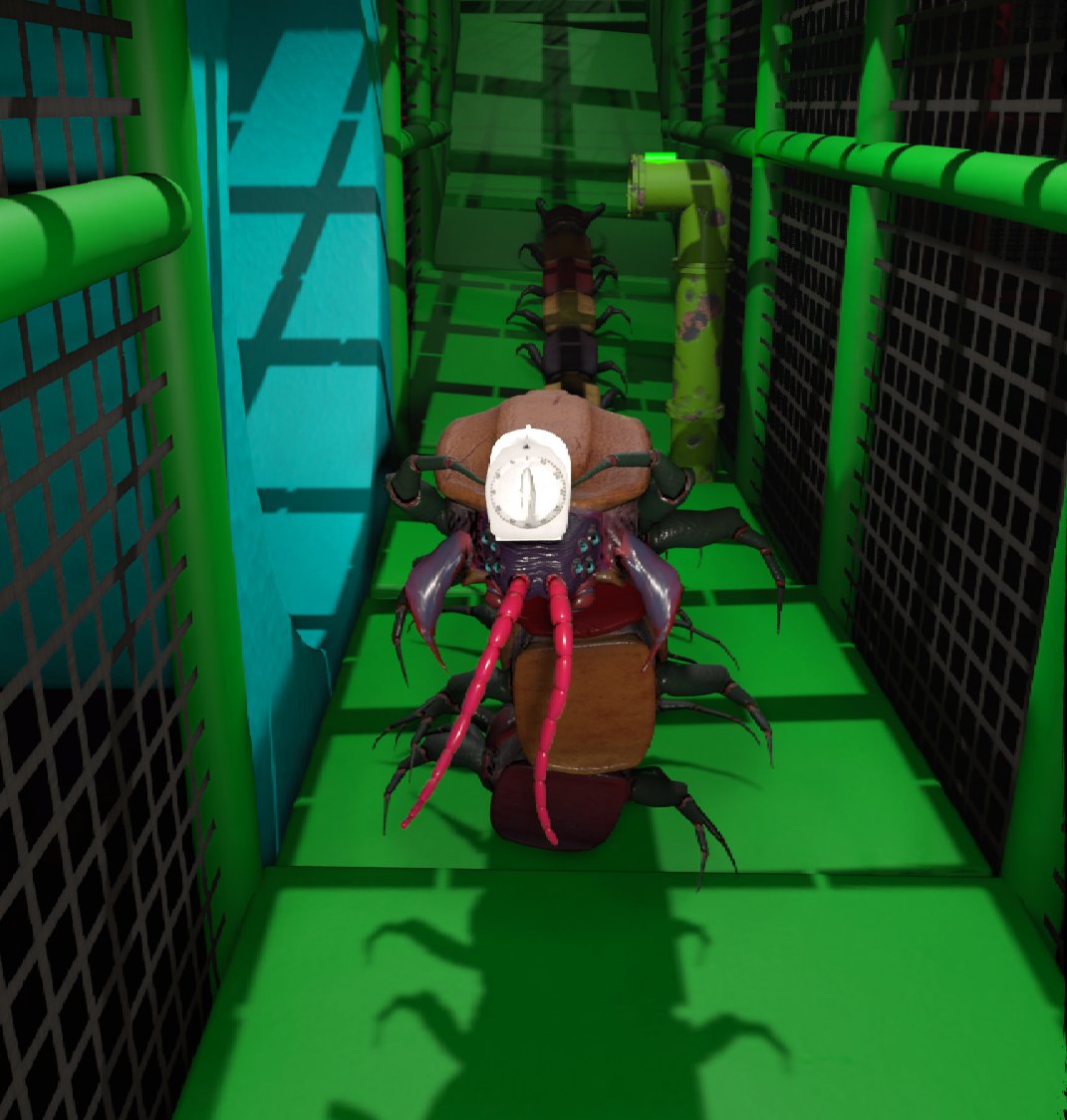 #TheClassrooms The Necropede when there's no human head to hold: