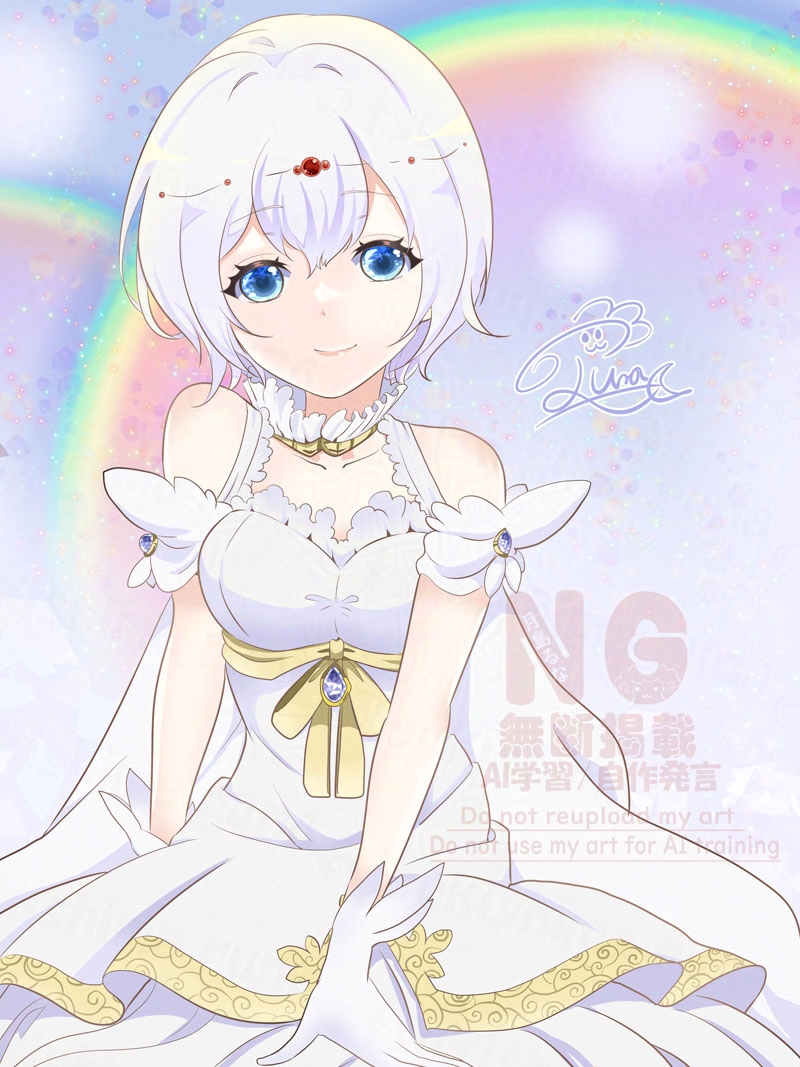 【妖精みたいに】
ひっさびさに王冥ちゃん描いてみました！✨
可愛い衣装どんなのがいっかな～って思いながら描いてました。

どうですかね…？似合います？？❄️