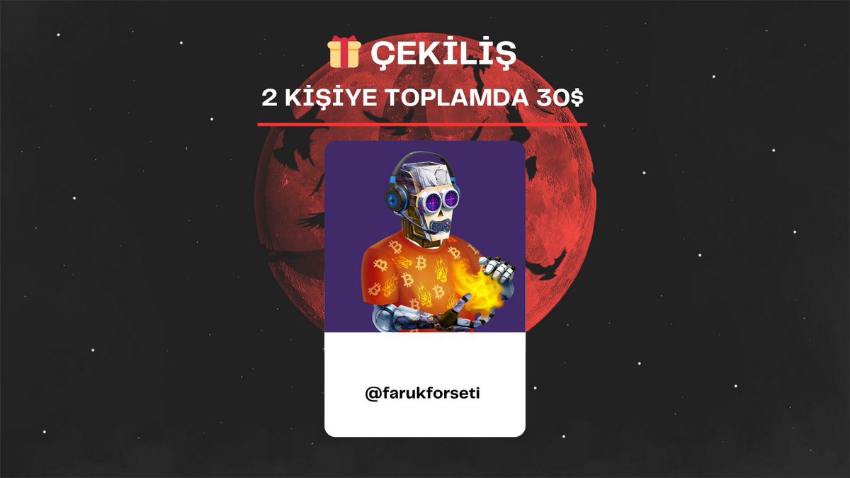🎁ÇEKİLİŞ ZAMANI

🥳2 Kişiye Toplamda 30$ Nakit (Kişi başı 15$)

❓Katılım şartları 👇

✅Takip et : <a href="/farukforseti/">FarukForseti</a> 
✅ Bu gönderiyi beğen!

Herkese bol şanslar...