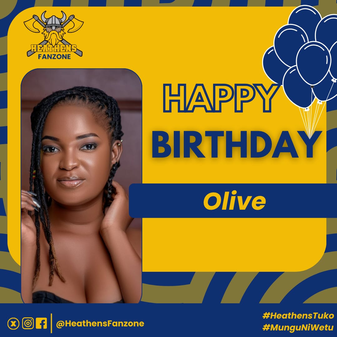 Happiest birthday to the most brilliant , ardent fan , Leader , <a href="/OliveOlovely/">Olovely Layeng😝</a> , Your dedication to the team is truly inspiring  that  even work can't keep you from supporting the mighty <a href="/HeathensRFC/">HEATHENS RUGBY CLUB</a>  . 
Have a blissful day 
#HeathensTuko
#heathensYamanyi
