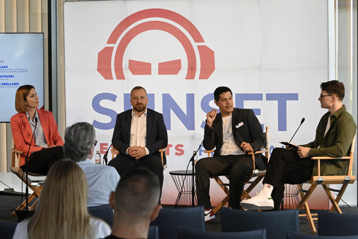 The Sunset Esports Festival is officially open! 🔥

We kicked things off with a powerful panel featuring Boban Totovski, Gustavo Arellano Jorge, and Maja Poljak, with Zvonimir Burazin leading the conversation. Together, they explored the future of esports and its path toward