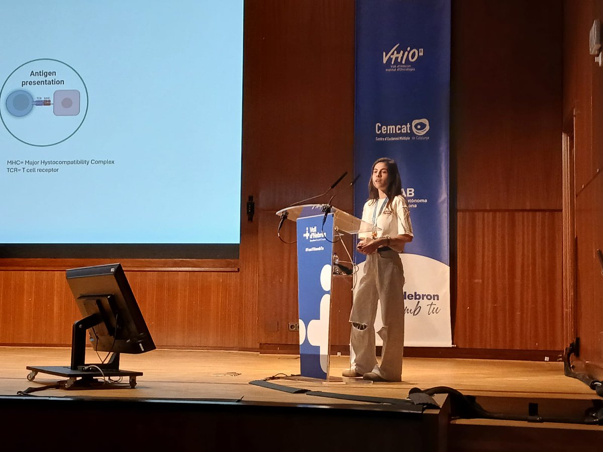 vallhebron's tweet photo. @VHIR_ @VHIO We've listened to some PhD students presenting their research projects 🧫 on gene-environment interaction in ADHD, artificial intelligence in medical imaging, ovarian cancer progression and therapy, drug screening, among others.

Such interesting talks! 🔝
#PhDDay25 https://t.co/EPhIDxNzZA