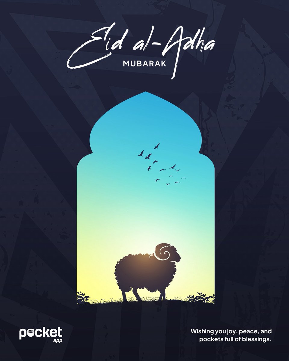 getpocketapp's tweet image. May your sacrifices be accepted, your prayers answered, and your heart at peace 🤲🏾
Eid Mubarak 💜